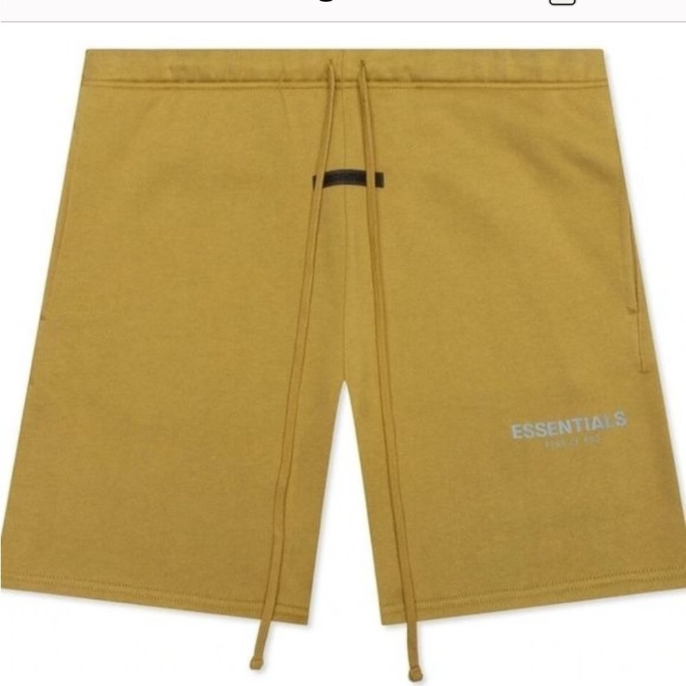 NWT Fear of God Sweatshorts in Amber  Size Small